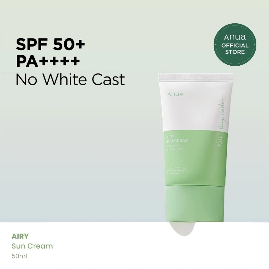Anua Airy Sun Cream SPF50+ PA++++ 50ml - product front