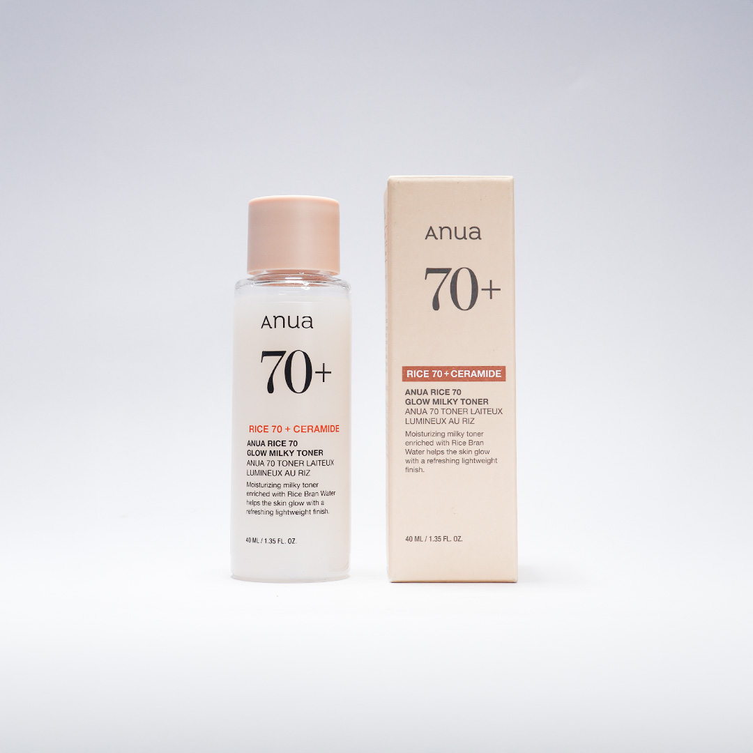 Anua Rice 70 Glow Milky Toner 40ml - product view 3