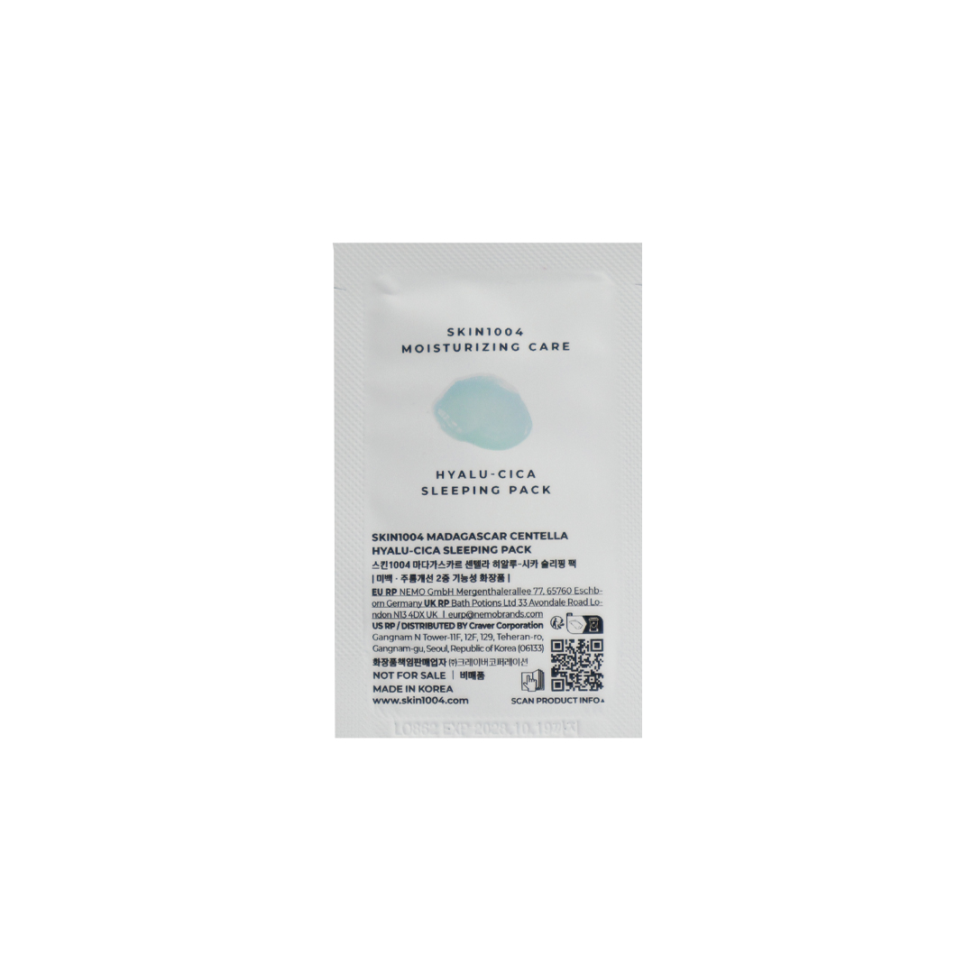 SKIN1004 Madagascar Centella Hyalu-Cica Sleeping Pack 1.5ml - product view 2