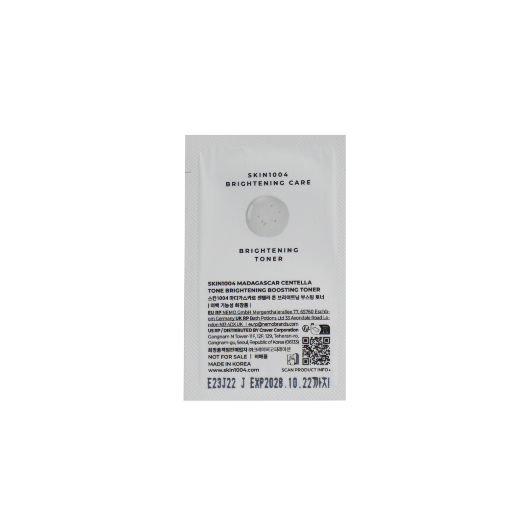 SKIN1004 Madagascar Centella Tone Brightening Boosting Toner 1.5ml - product view 2