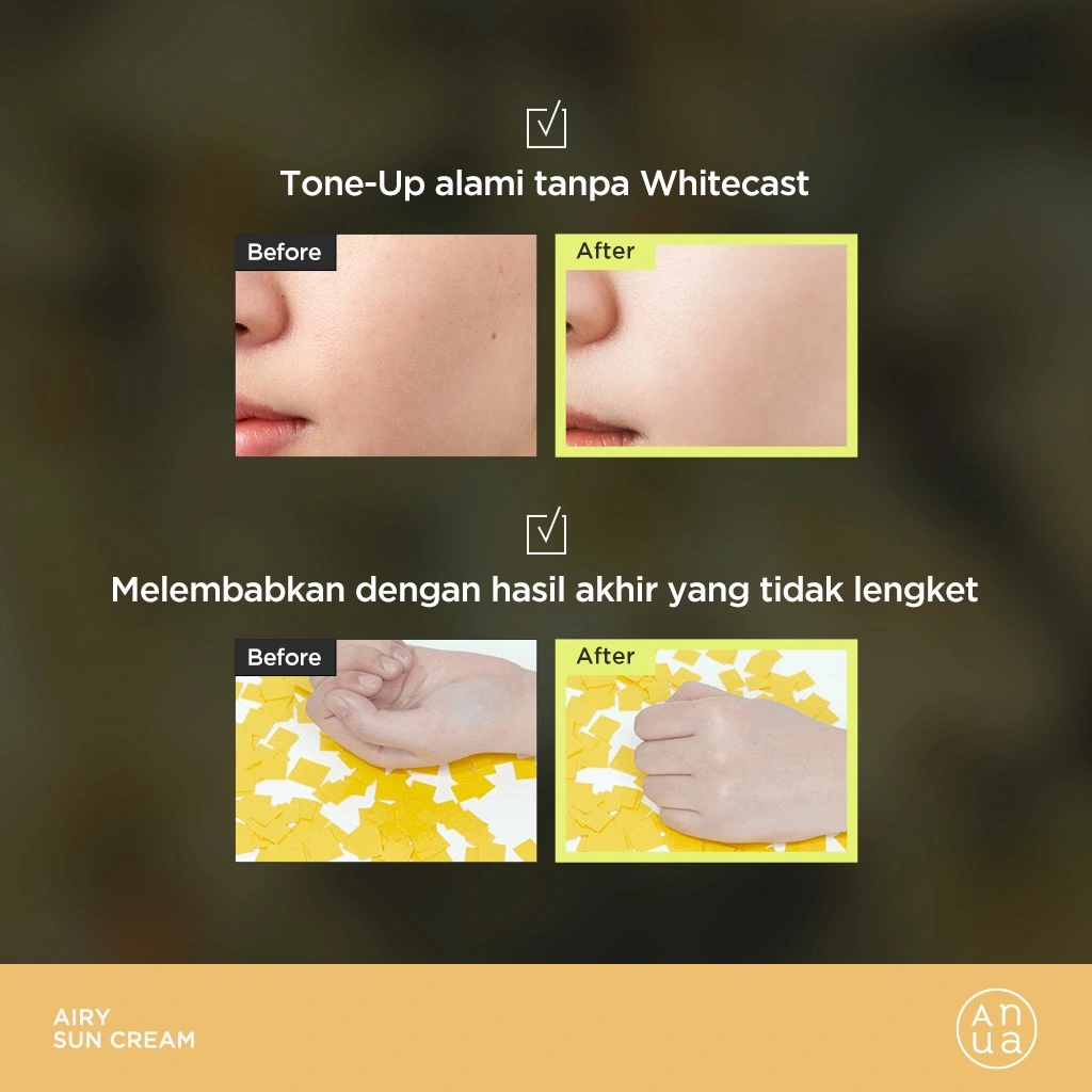 Anua Airy Sun Cream SPF50+ PA++++ 50ml - product view 3